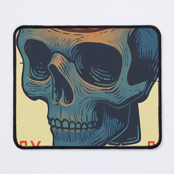 Item preview, Soviet Space Program- Alien Skull Stamp 7 designed and sold by octoboobs.