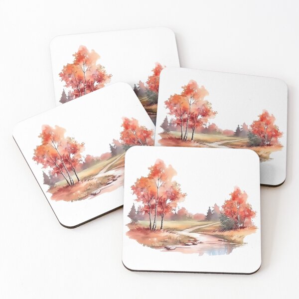 Item preview, autumn landscape designed and sold by OkTiDesign.