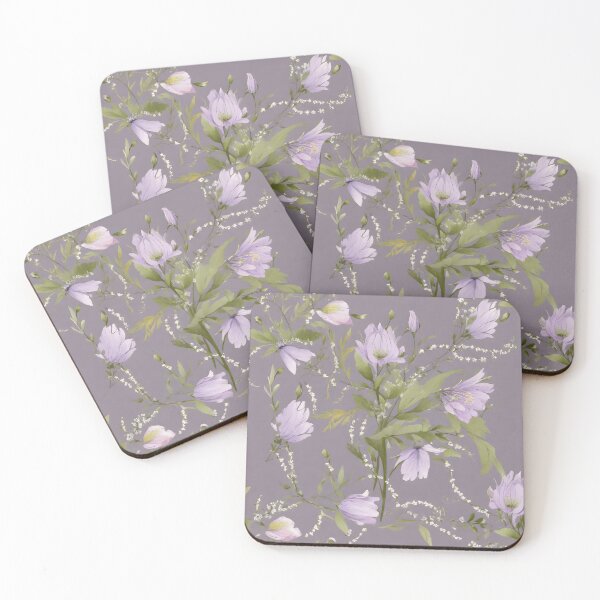 Item preview, Delicate flowers - Lila designed and sold by My-fake-places.