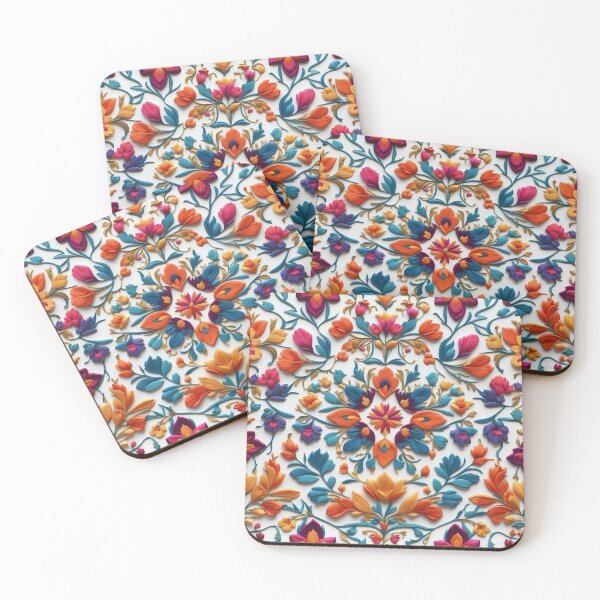 Item preview, Colorful Traditional Floral designed and sold by Neranchara.