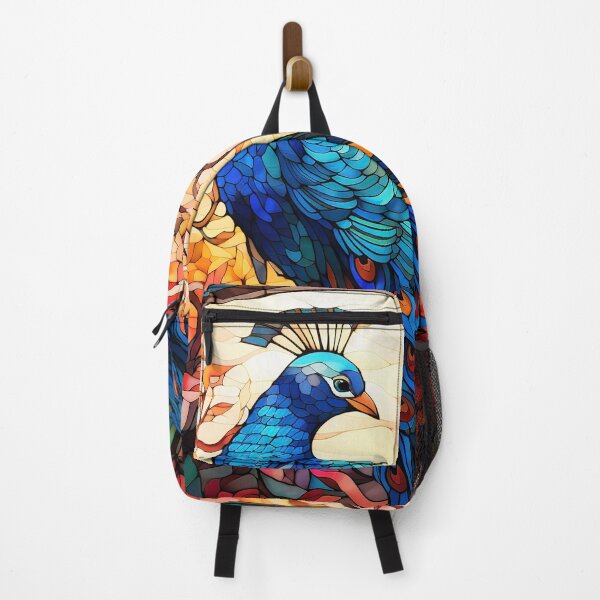 Item preview, Colorful peacock mosaic designed and sold by Inktown.