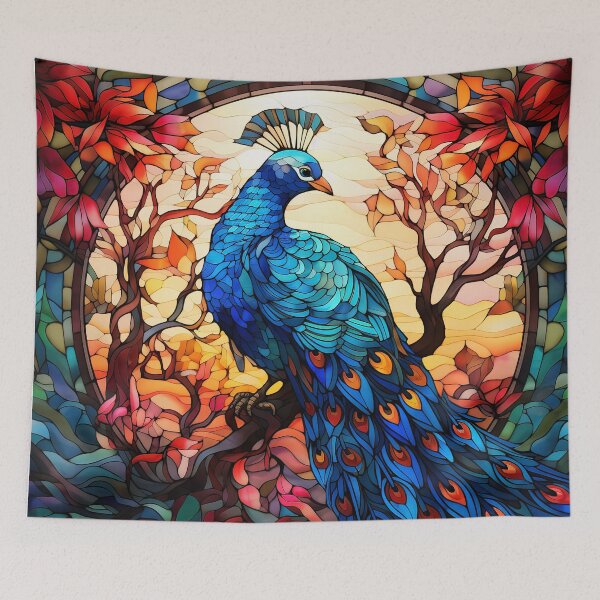 Item preview, Colorful peacock  mosaic  designed and sold by Inktown.