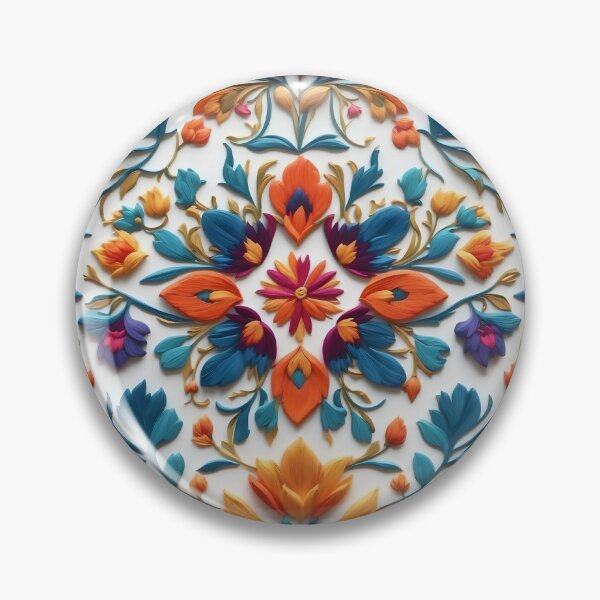 Item preview, Colorful Traditional Floral designed and sold by Neranchara.