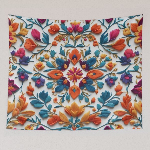 Item preview, Colorful Traditional Floral designed and sold by Neranchara.
