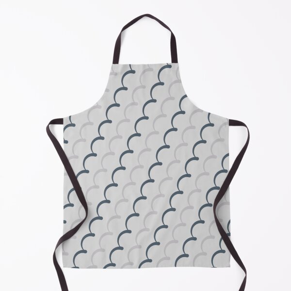 Item preview, Gray Soft White Semi-Circle Curves Waves Lines Spiral Crescent Arc Architectural Simple Art Deco Geometry designed and sold by PenguinForests.