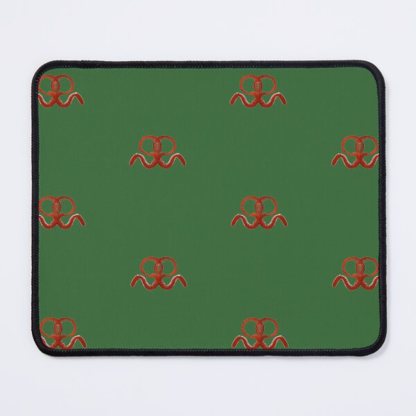 Item preview, Red Octopus on Green designed and sold by CushyNest.