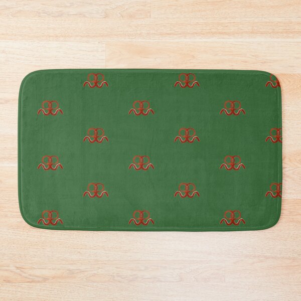 Item preview, Red Octopus on Green designed and sold by CushyNest.