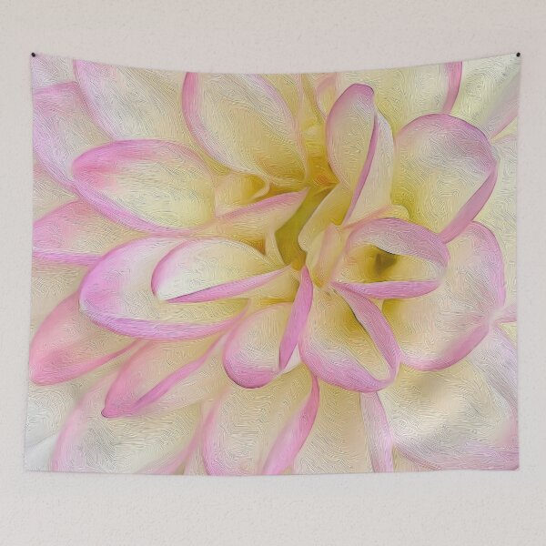 Item preview, Soft Pink And Yellow Abstract Bloom designed and sold by KirtTisdale.