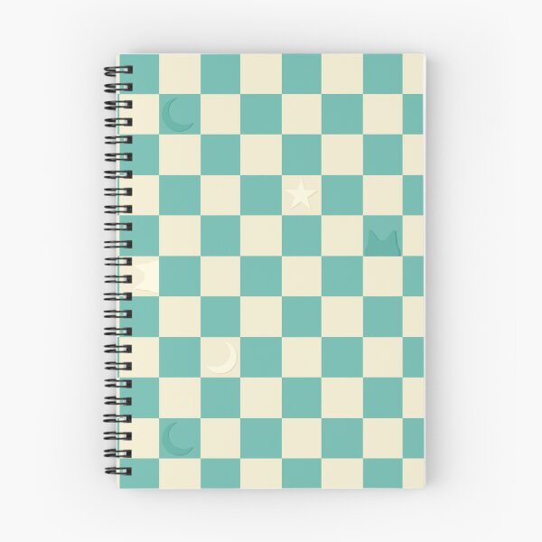 Item preview, Cats and Moon Chequer Pattern designed and sold by AcePopDesigns.