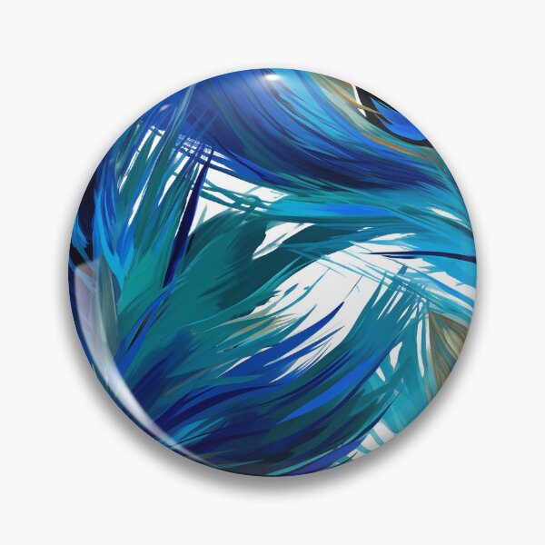 Item preview, Krishna's Divine Dance: Azure Peacock Splendor designed and sold by 21 Tulips.