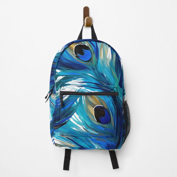 Item preview, Krishna's Divine Dance: Azure Peacock Splendor designed and sold by 21 Dragonflies.