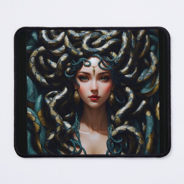 Item preview, Daughter Of The Snakes Captivating AI Concept Art by Xzendor7 designed and sold by Xzendor7 Digital Art Creations.