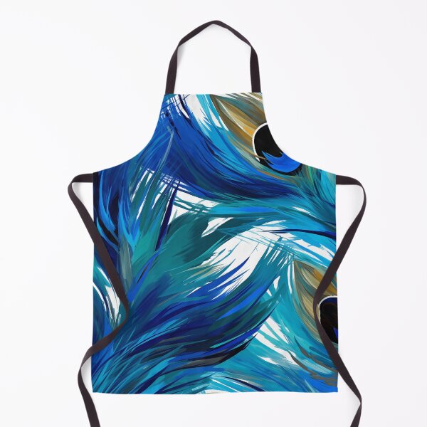 Item preview, Krishna's Divine Dance: Azure Peacock Splendor designed and sold by 21 Tulips.