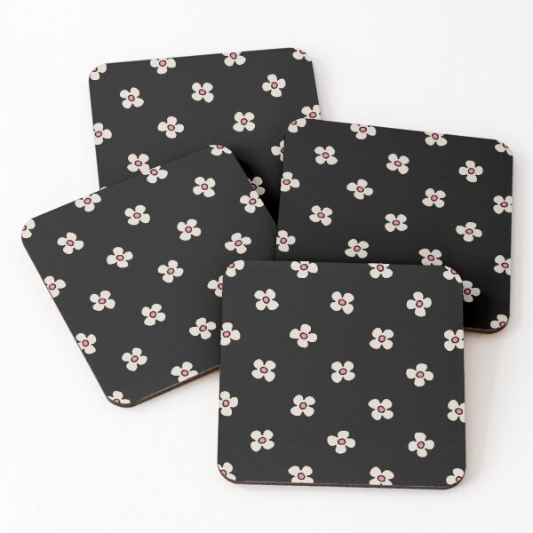 Item preview, Pretty Floral Pattern in Pink and Black designed and sold by tonymagnerart.