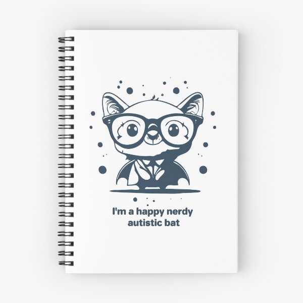 Item preview, I'm a happy nerdy autistic bat designed and sold by ndmedia.