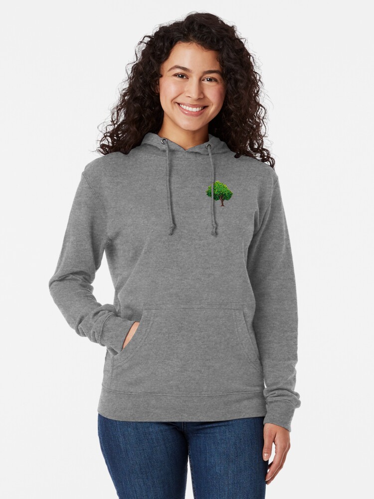 Lightweight Hoodie, Tree Illustration designed and sold by Hypertexthero
