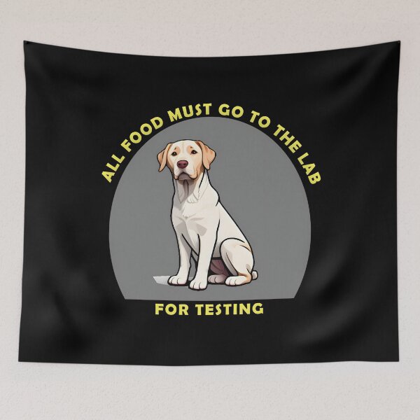 Item preview, All Food Must Go To The Lab for Testing designed and sold by MineCats.