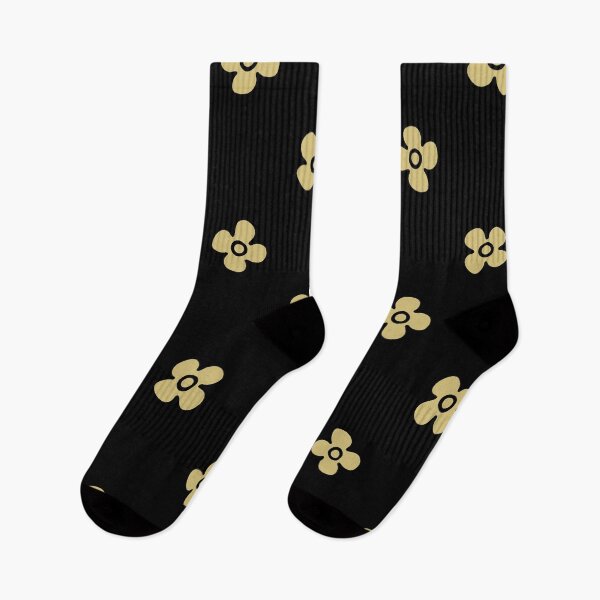 Item preview, Pretty Floral Pattern in Gold and Black designed and sold by tonymagnerart.