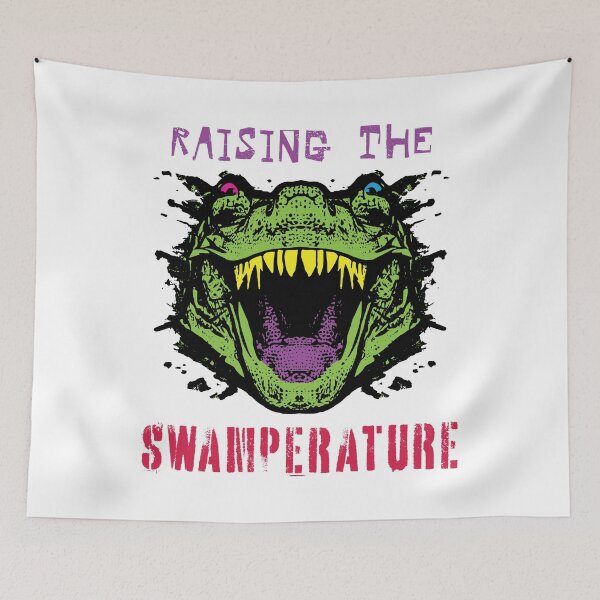 Item preview, FUNNY Alligator Pun Raising the Swamperature designed and sold by pelagio.