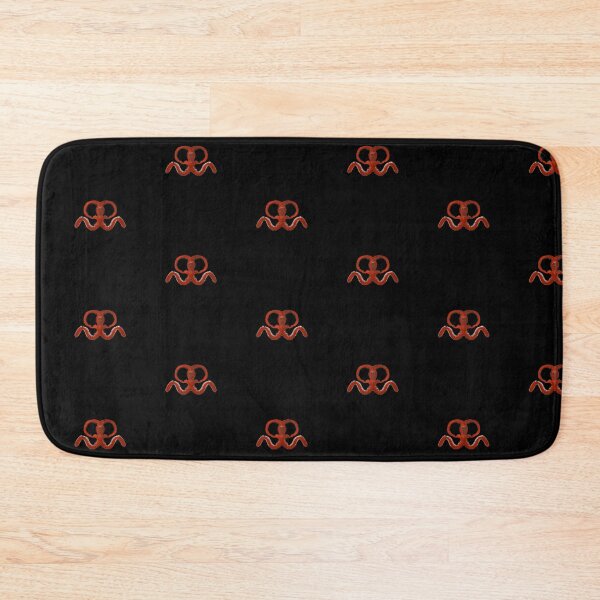 Item preview, Red Octopus on Black designed and sold by CushyNest.