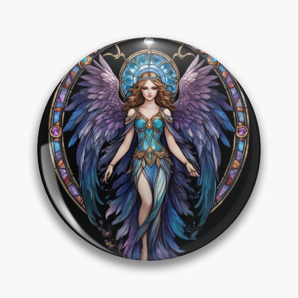 Aperçu de l'œuvre Motif d'ange en vitrail créée et vendue par Desfix.