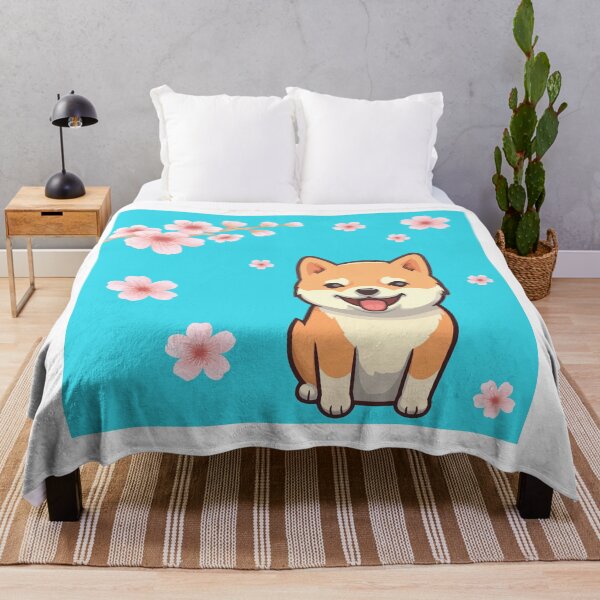 Item preview, Shiba and Cherries designed and sold by Tinafrogger1017.