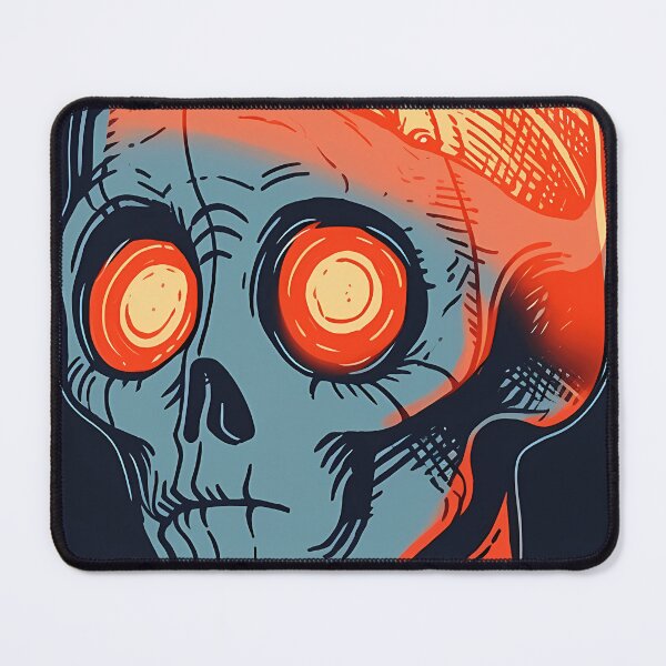 Item preview, Soviet Space Program- Alien Skull Stamp 9 designed and sold by octoboobs.
