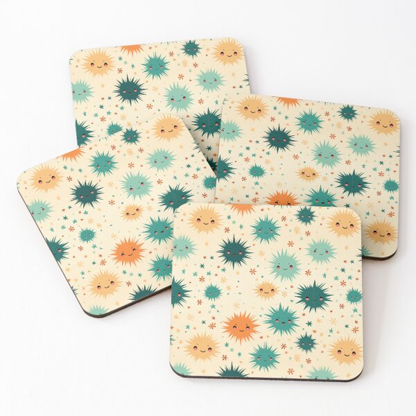 Item preview, Retro Style Smiling Sunbursts designed and sold by Driftwood Spirits.