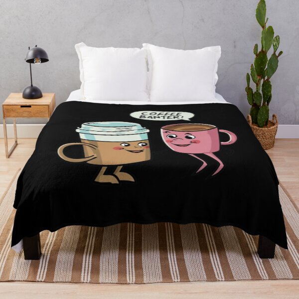 Artikelvorschau, „Witziges ‚Coffee Banter‘ Tassen-T-Shirt“ entworfen und verkauft von AI-volution.