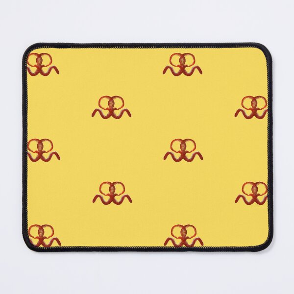 Item preview, Red Octopus on Yellow designed and sold by CushyNest.