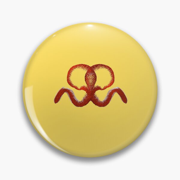 Item preview, Red Octopus on Yellow designed and sold by CushyNest.