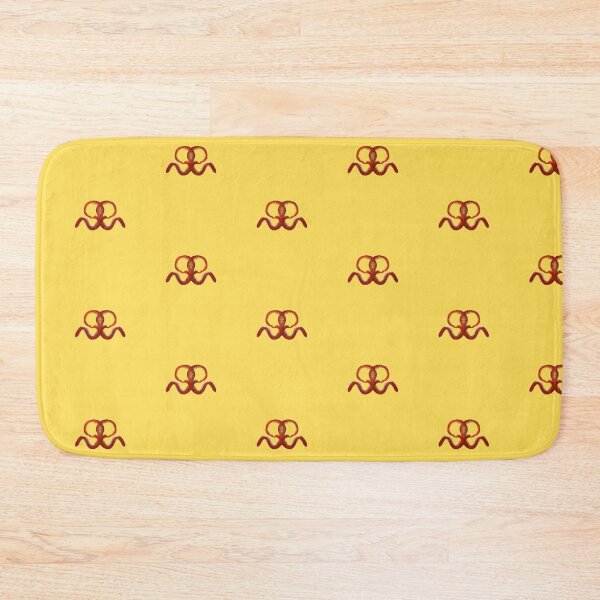 Item preview, Red Octopus on Yellow designed and sold by CushyNest.