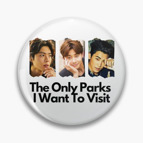Item preview, The Only Parks I Want To Visit; Park Bo-Gum, Park Seo-Joon and Park Hyung-Sik designed and sold by Sunflower5576.