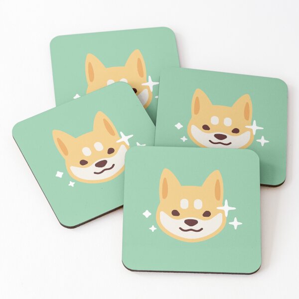 Item preview, Shibetto Cute Shiba Inu face with stars designed and sold by MINIMOillu.