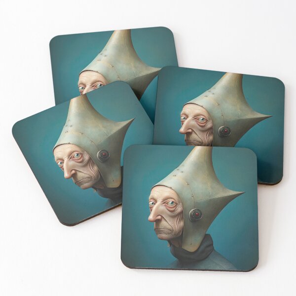 Item preview, Fineart Portrait of An Alien Ruler - Extraterrestrial Visitor - Alien Being Encounter designed and sold by AlanPhotoArt.