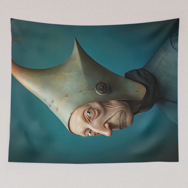 Item preview, Fineart Portrait of An Alien Ruler - Extraterrestrial Visitor - Alien Being Encounter designed and sold by AlanPhotoArt.