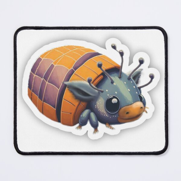 Item preview,  Dairy Cow Isopod, dairy cow isopod colorful Sticker designed and sold by YourDreamyDesign.