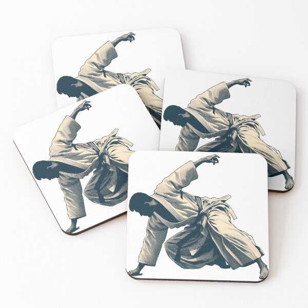 Item preview, Japanese woodblock print Aikido harmony style designed and sold by Martial-Art-23.