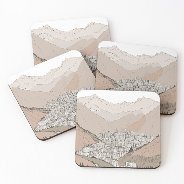 Item preview, Small town in the mountains designed and sold by Efcard.