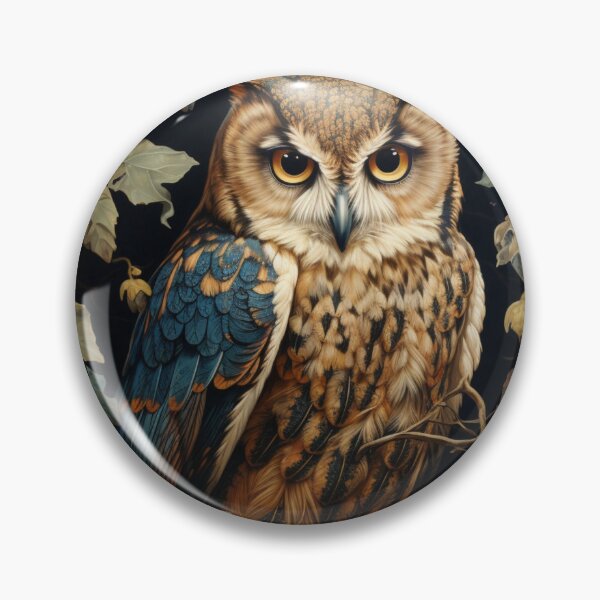 Item preview, Owl Sitting on an Oak Tree Branch designed and sold by Hartbecke.