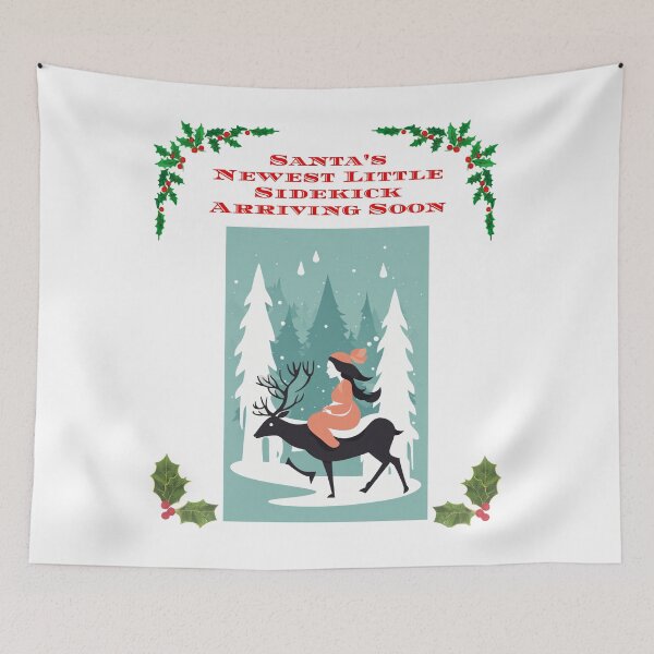 Item preview, Santa's Newest Little Sidekick Arriving Soon designed and sold by Mechanical-Artt.