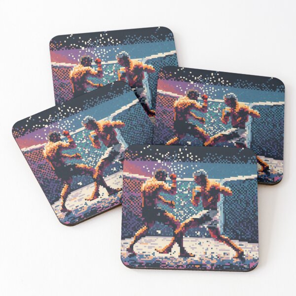 Item preview, Pixel Art MMA Cage Fight 8-bit designed and sold by Martial-Art-23.