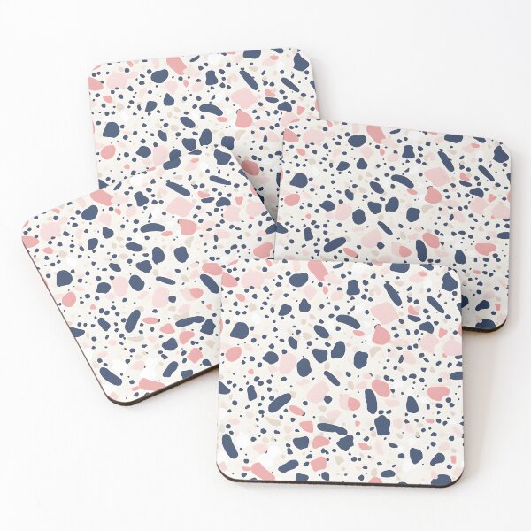 Item preview, Navy and Pink Terrazzo designed and sold by peachculture.