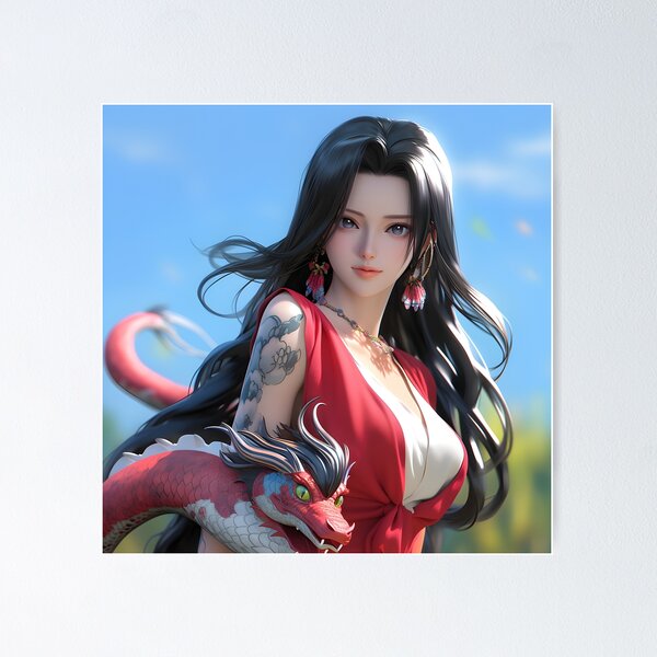Item preview, Boa Hancock OP Cute Anime Girl designed and sold by DGitaldreamgirl.