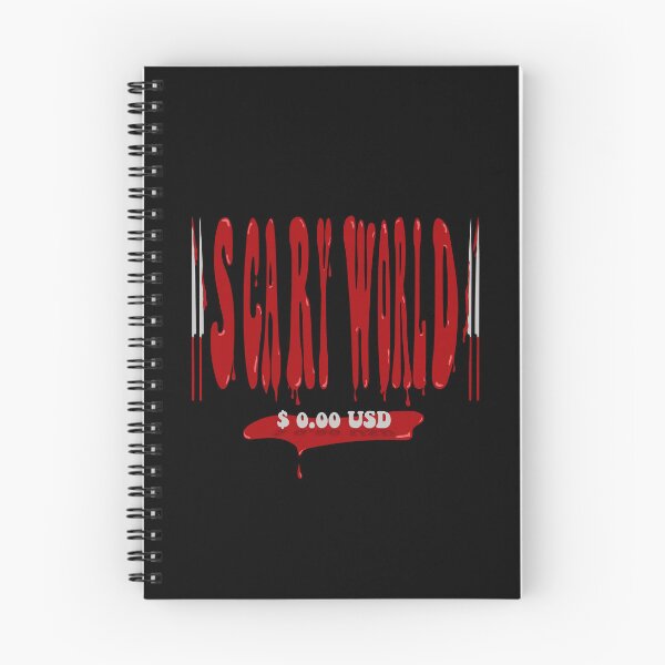 Item preview, Scary World Barcode Typography designed and sold by CatchyFunky.