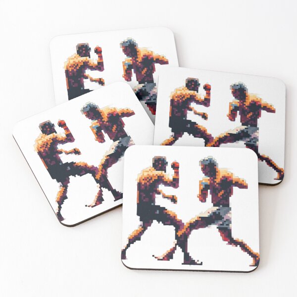 Item preview, 8-bit intense MMA fight digital art designed and sold by Martial-Art-23.