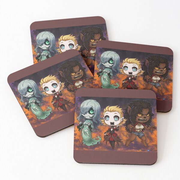 Item preview, Halloween Waifu Chibis designed and sold by henlp.