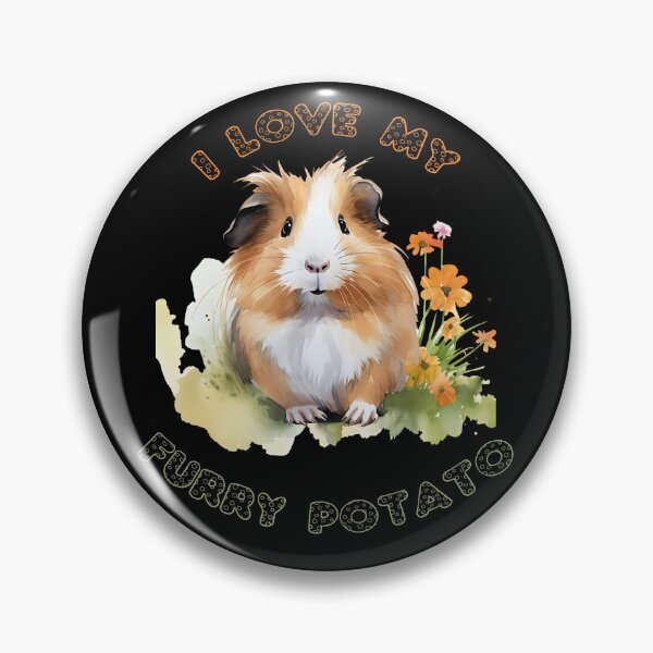 Item preview, Furry potato funny gifts for guinea pig fans designed and sold by ABCreativeShop.