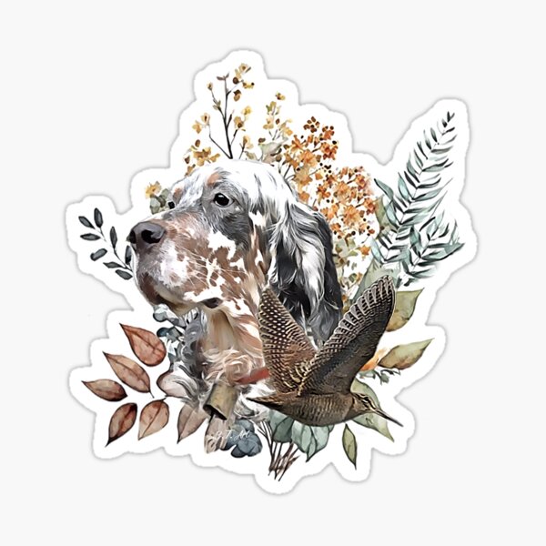 Item preview, English setter , Woodcock Hunting , Art  designed and sold by TammyHunterArt.