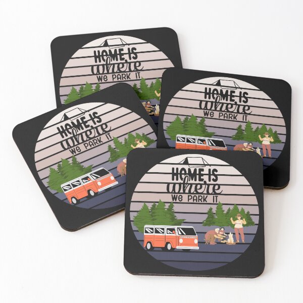 Item preview, Home is where we park it funny gifts for camping fans designed and sold by ABCreativeShop.